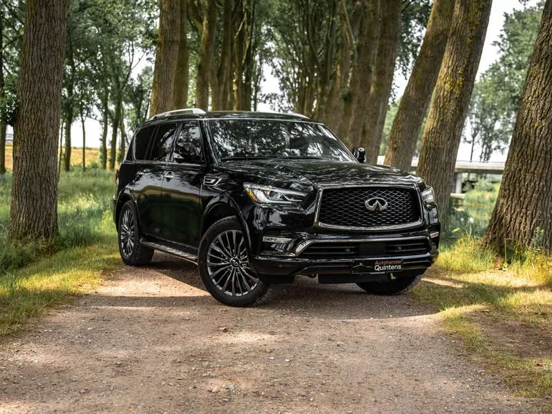 Infiniti QX80 V8-405PK, Full Option, Belgische Wagen, Image 2